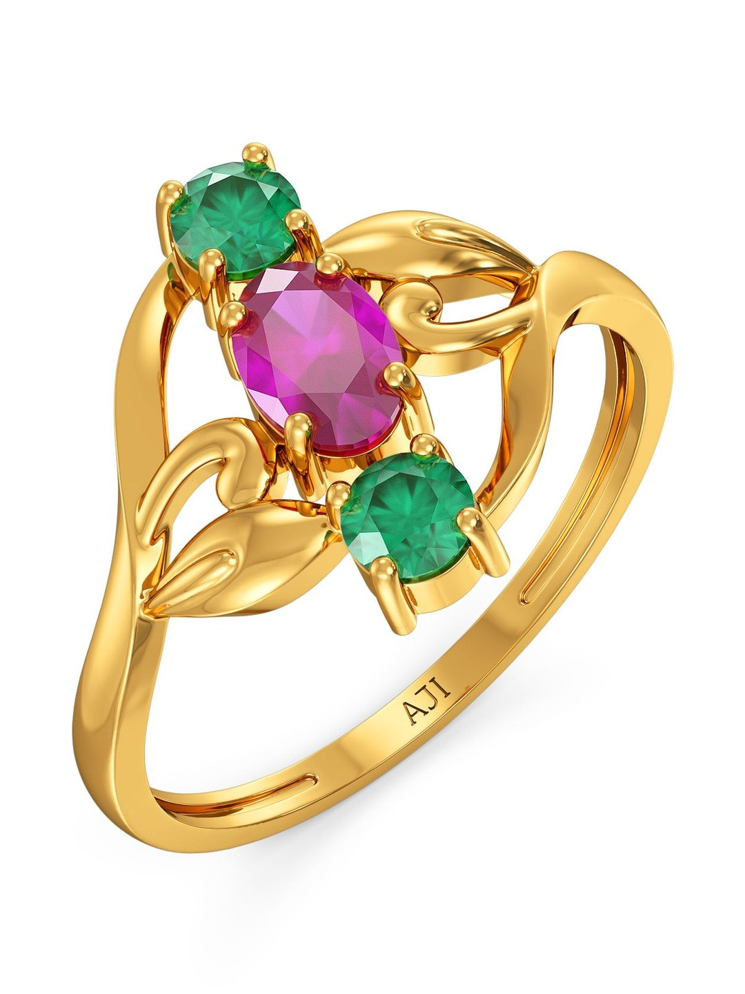 Joyalukkas 22Kt Gold Alluring Finger Ring - 1.898 g