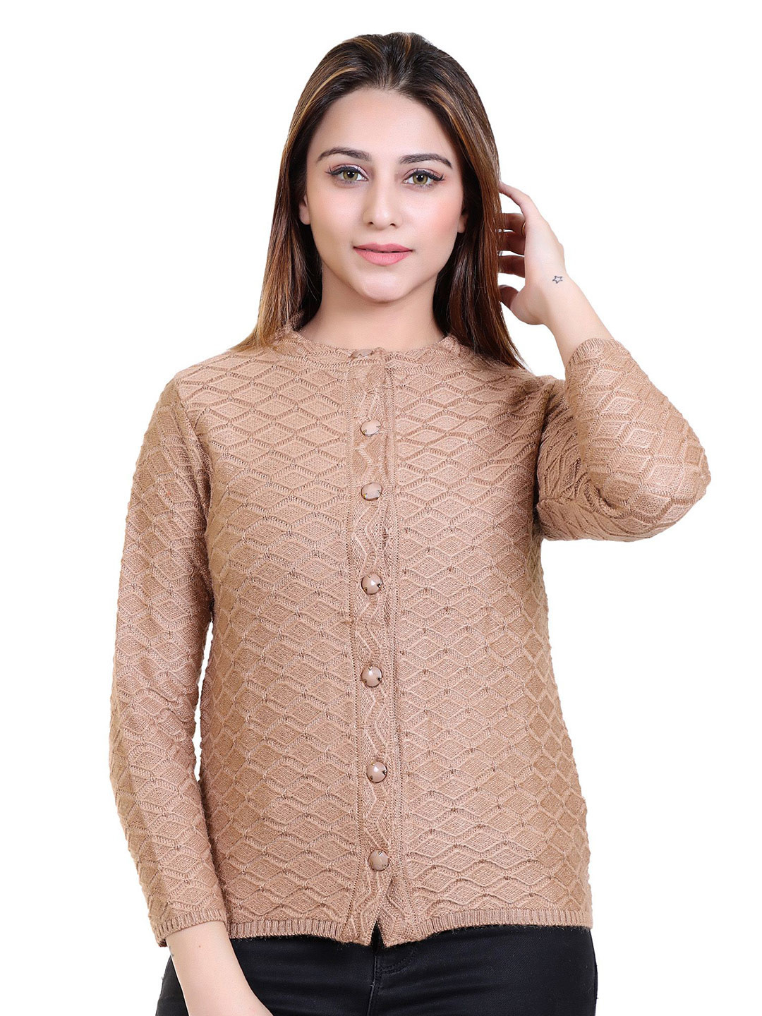 Varenyam Woolen Long Cardigan