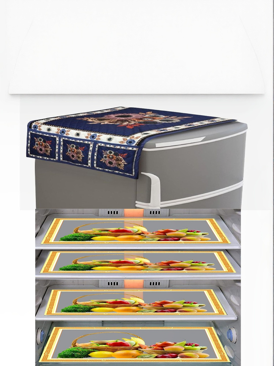 LooMantha 5-Piece PVC Waterproof Fridge Cover Set