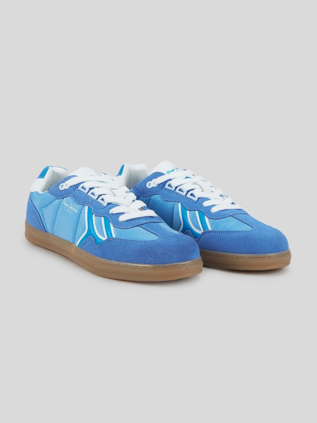 Pepe Jeans Men Colourblocked Lace Up Sneakers