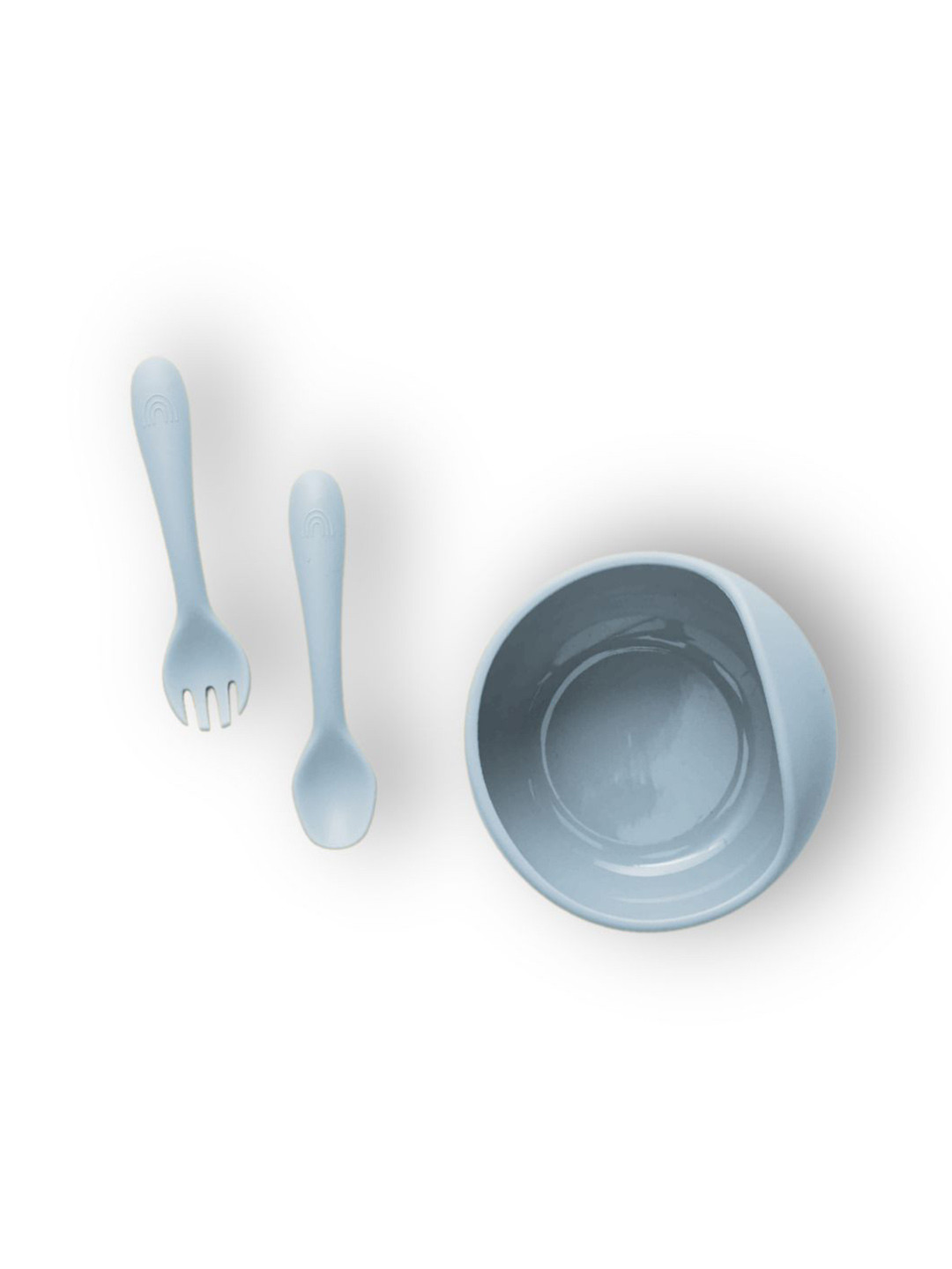 BabyStreet Pack of 3 Dishwasher Safe All-In-One Feeding Utensil Set