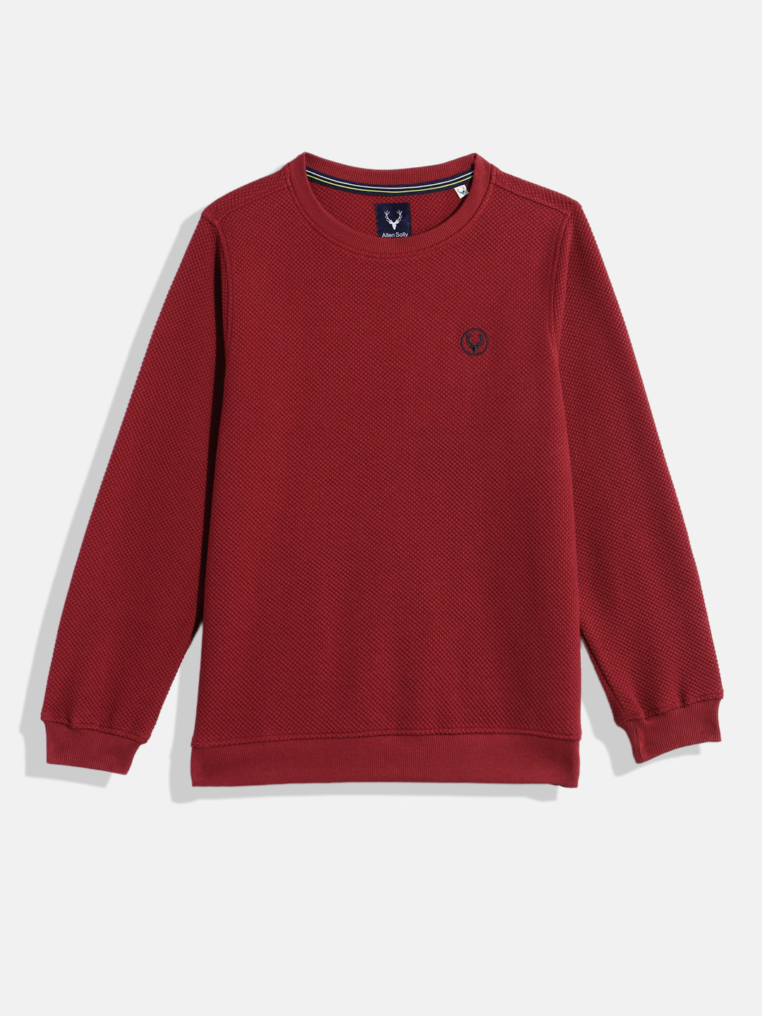 Allen Solly Junior Boys Self-Design Sweatshirt