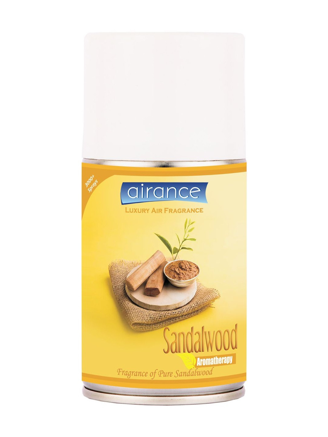 Airance Yellow Sandal Wood Air Freshener Refill -250 ml
