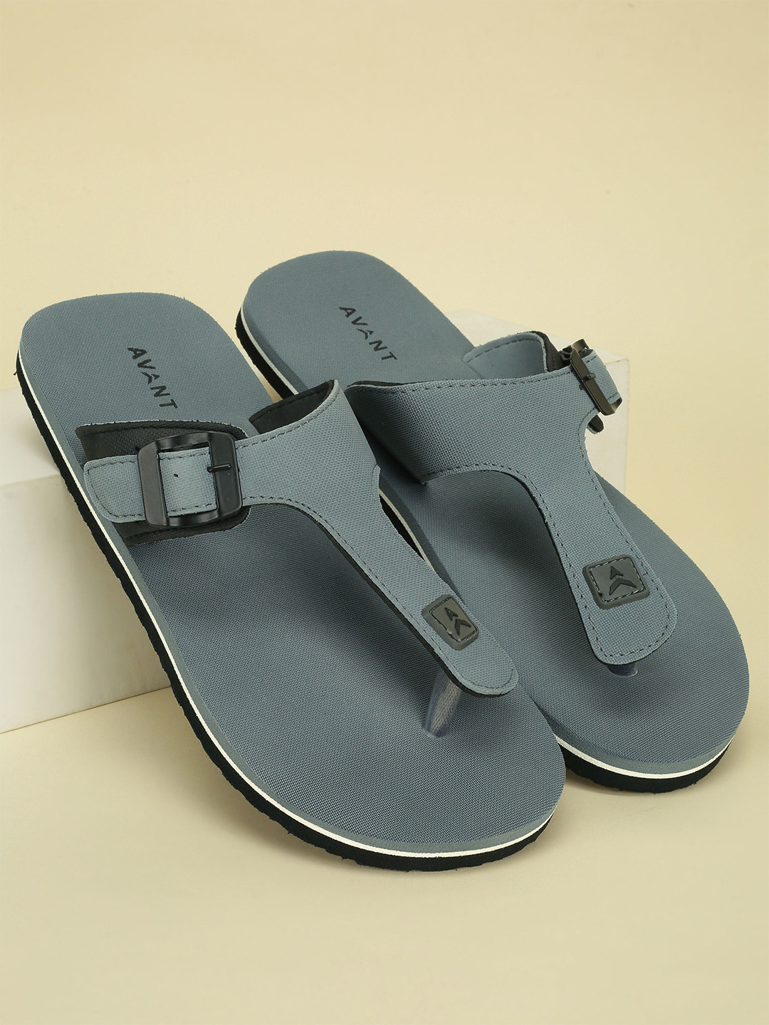 AVANT Men Fusiongrip Flip Flops-Grey