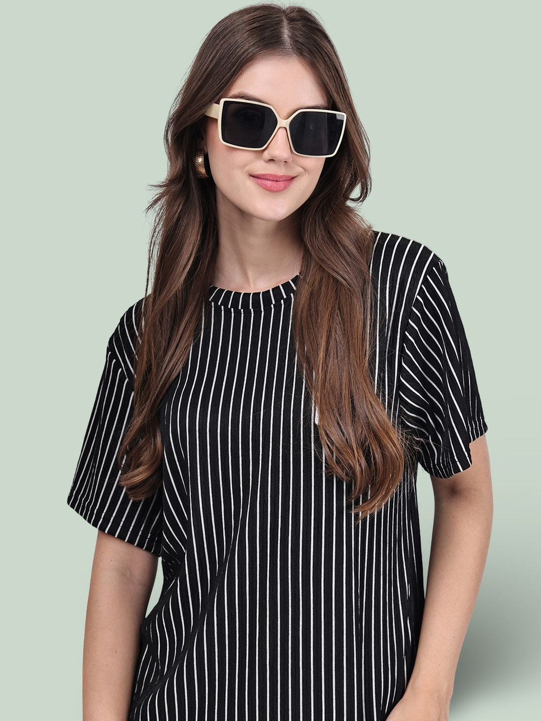 Jinfo Women Striped Night suit