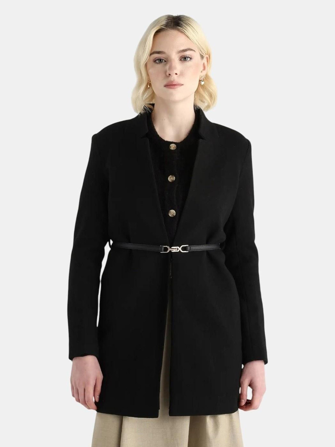 RAREISM Nexmario Collared Overcoat