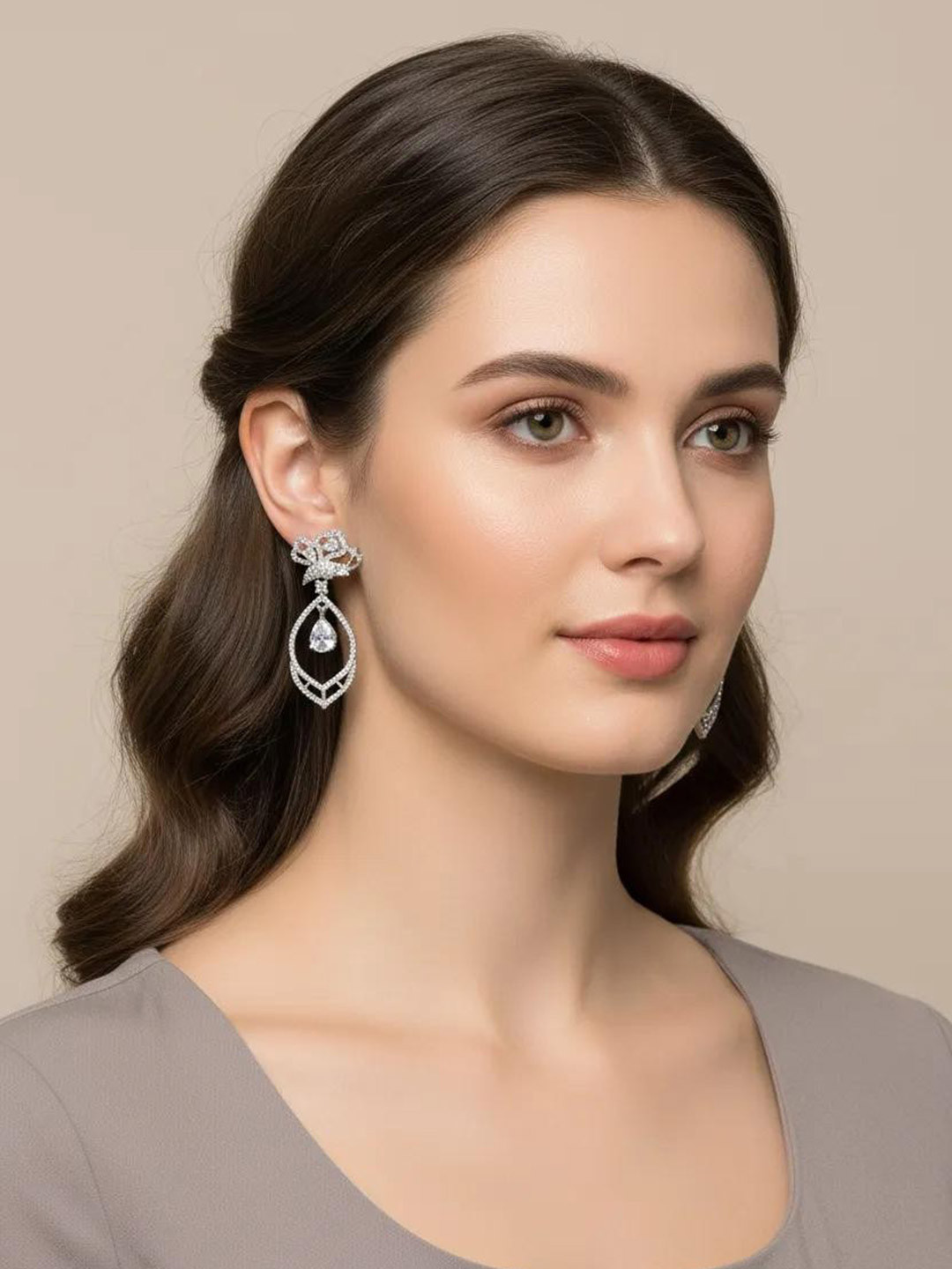 Roop Katha  Transparent Earrings