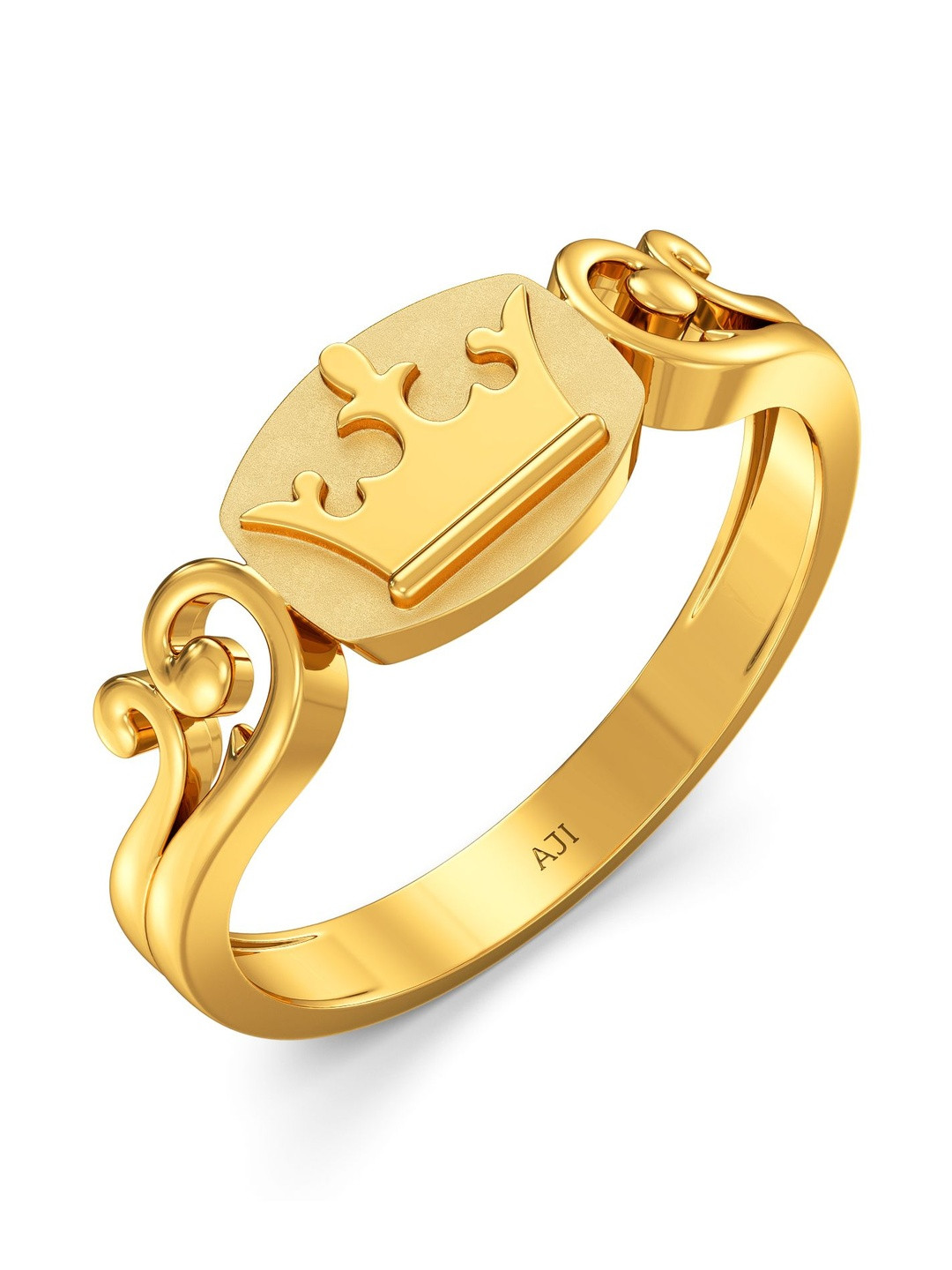Joyalukkas Men 22Kt Gold Finger Ring - 4.156 g