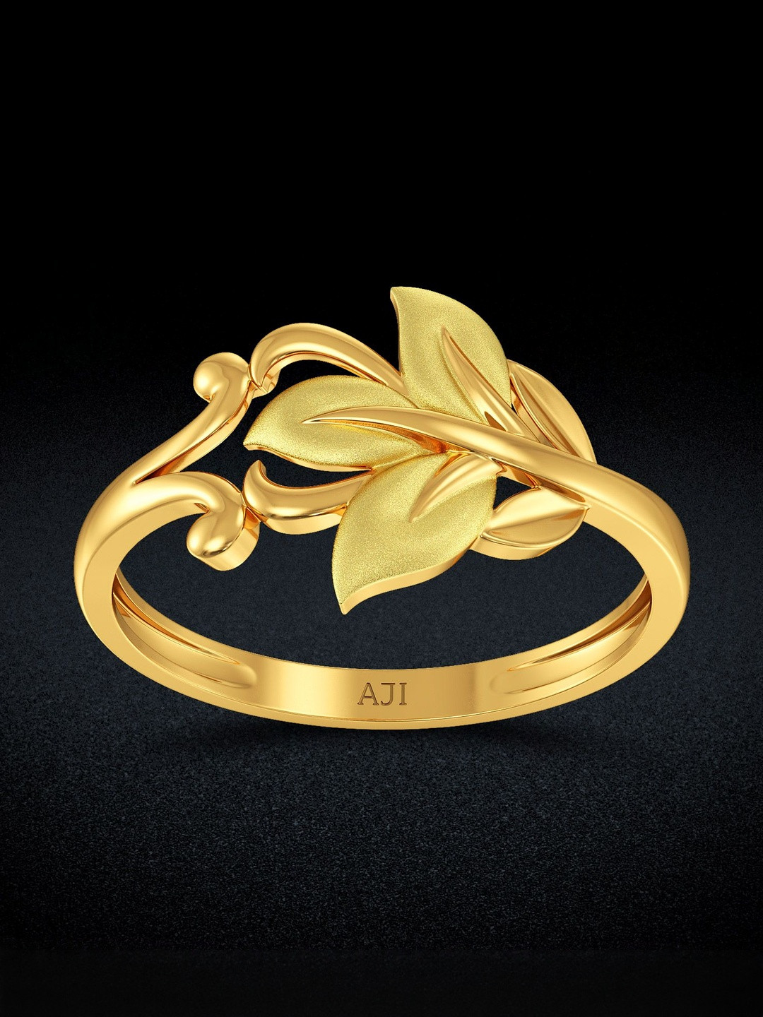 Joyalukkas 22Kt Gold Pretty Finger Ring - 2.398 g
