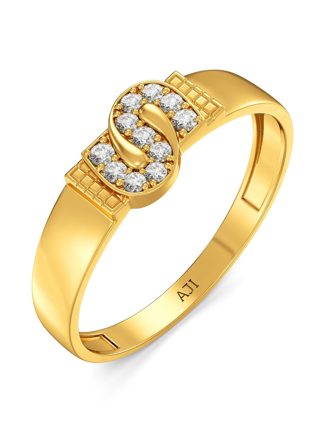 Joyalukkas Men 22Kt Gold Celestial S Shine Essence Finger Ring