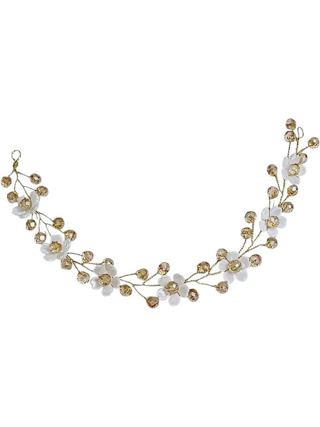 Medbuddy Women Gold Metal Hair Accessory
