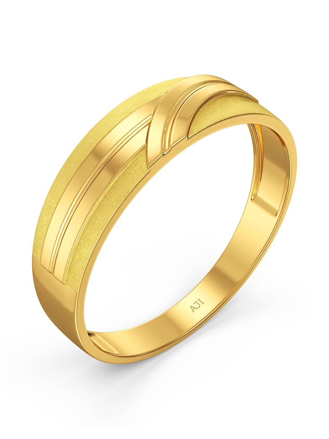 Joyalukkas Men 22Kt Gold Finger Ring - 4.01 g