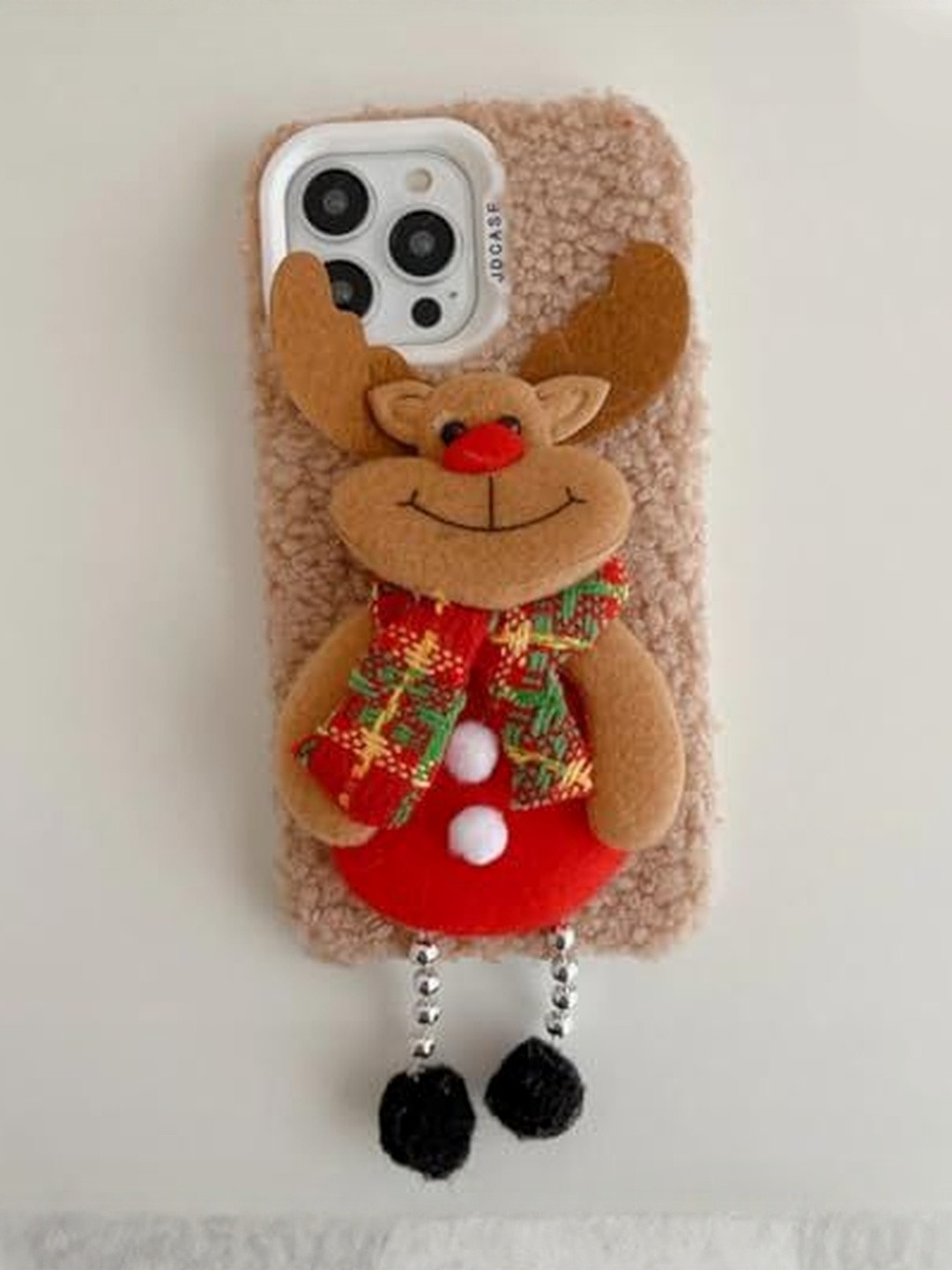 PEEPERLY Unisex iPhone 14 Pro Max Fluffy Mingle Jingle Fiesta Impact Resistant Back Case