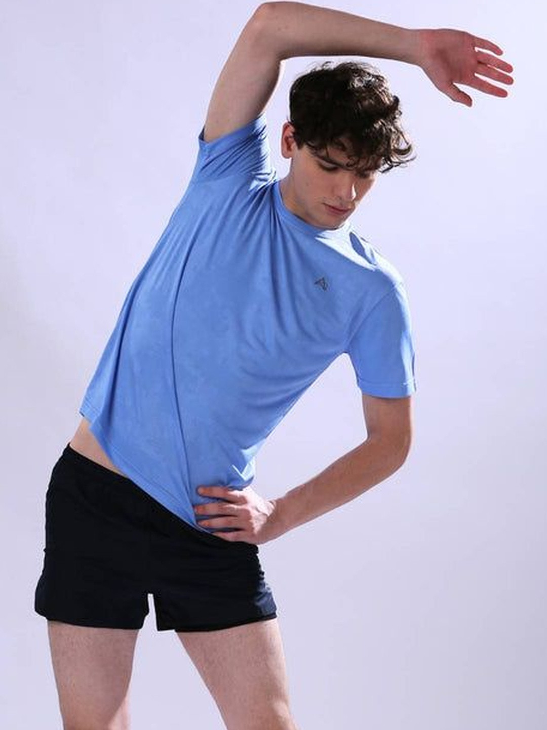 AGUANTE Men Brand Logo Printed Regular Fit Sports T-shirt