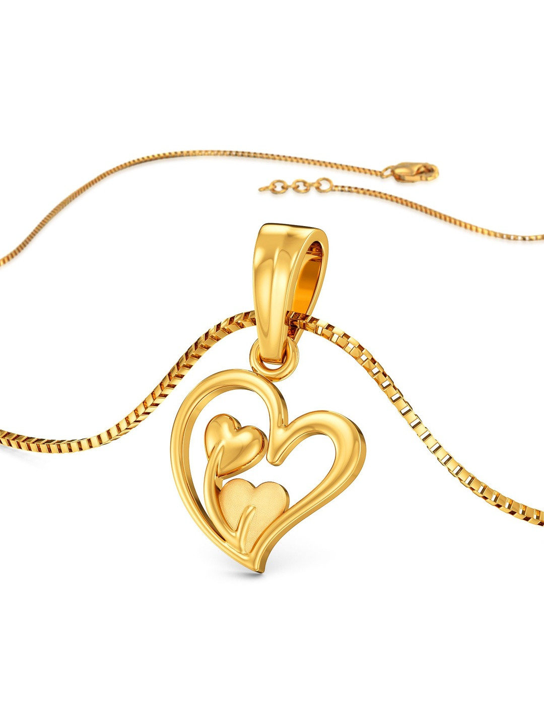 Joyalukkas 22Kt Gold Infinite Love Pendant - 1.45 g
