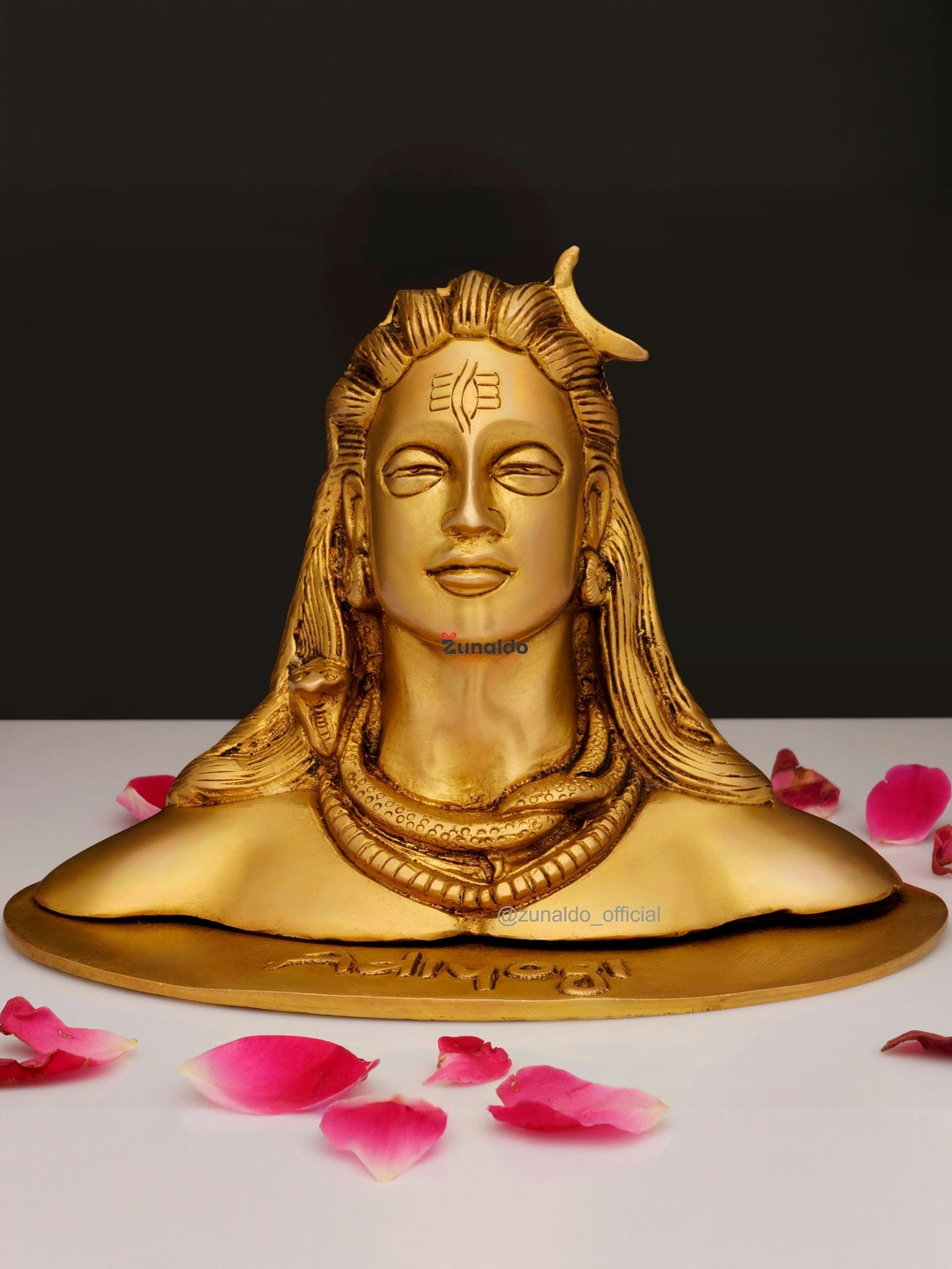 Zunaldo Brass Shivaji With Adiyogi Showpieces