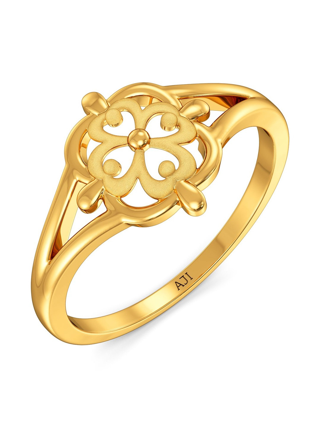 Joyalukkas 22Kt Gold Blossom Symphony Finger Ring - 2.542 g