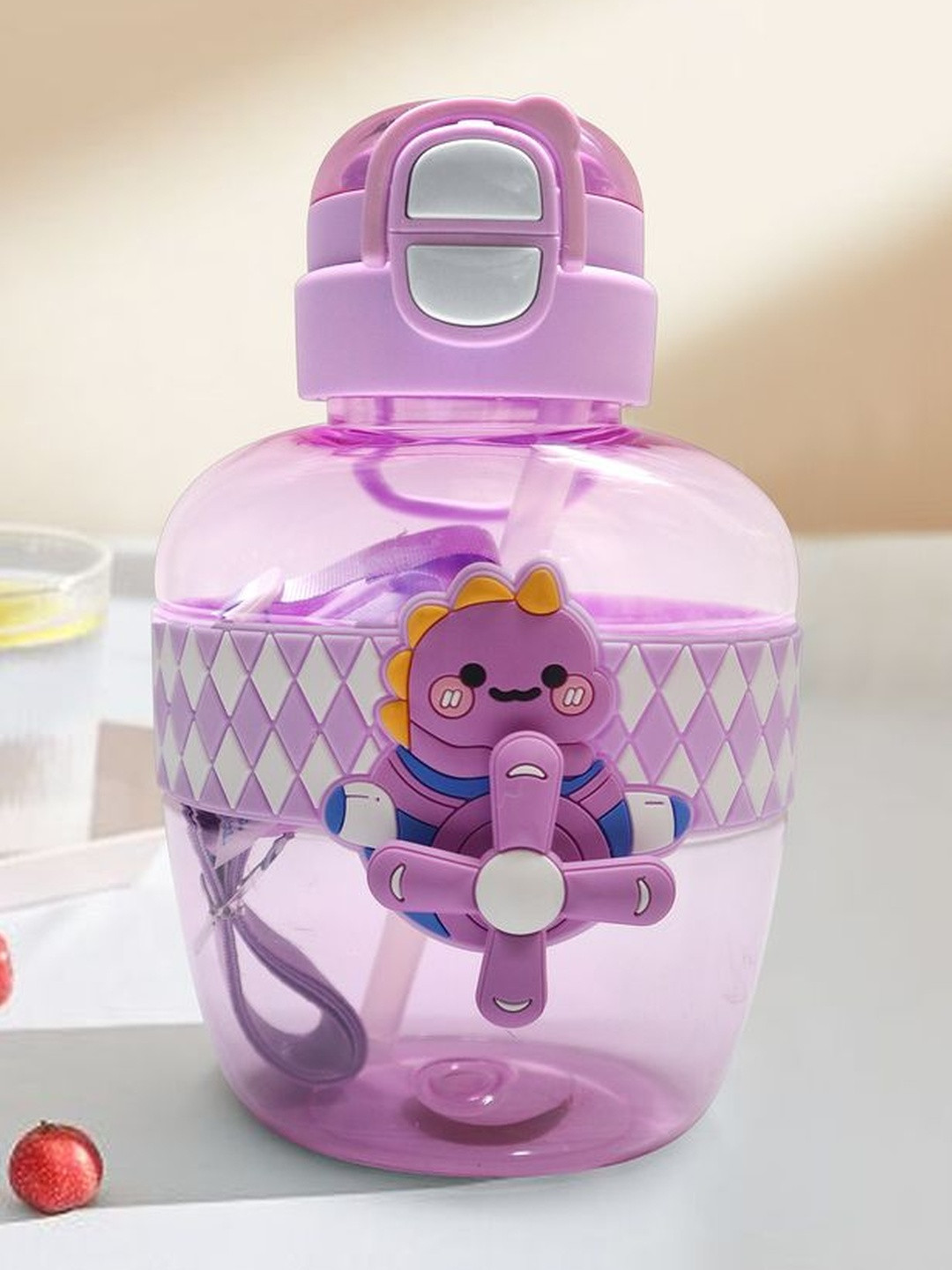 Lifaura Kids Lavender & White Water Bottle 550 ml