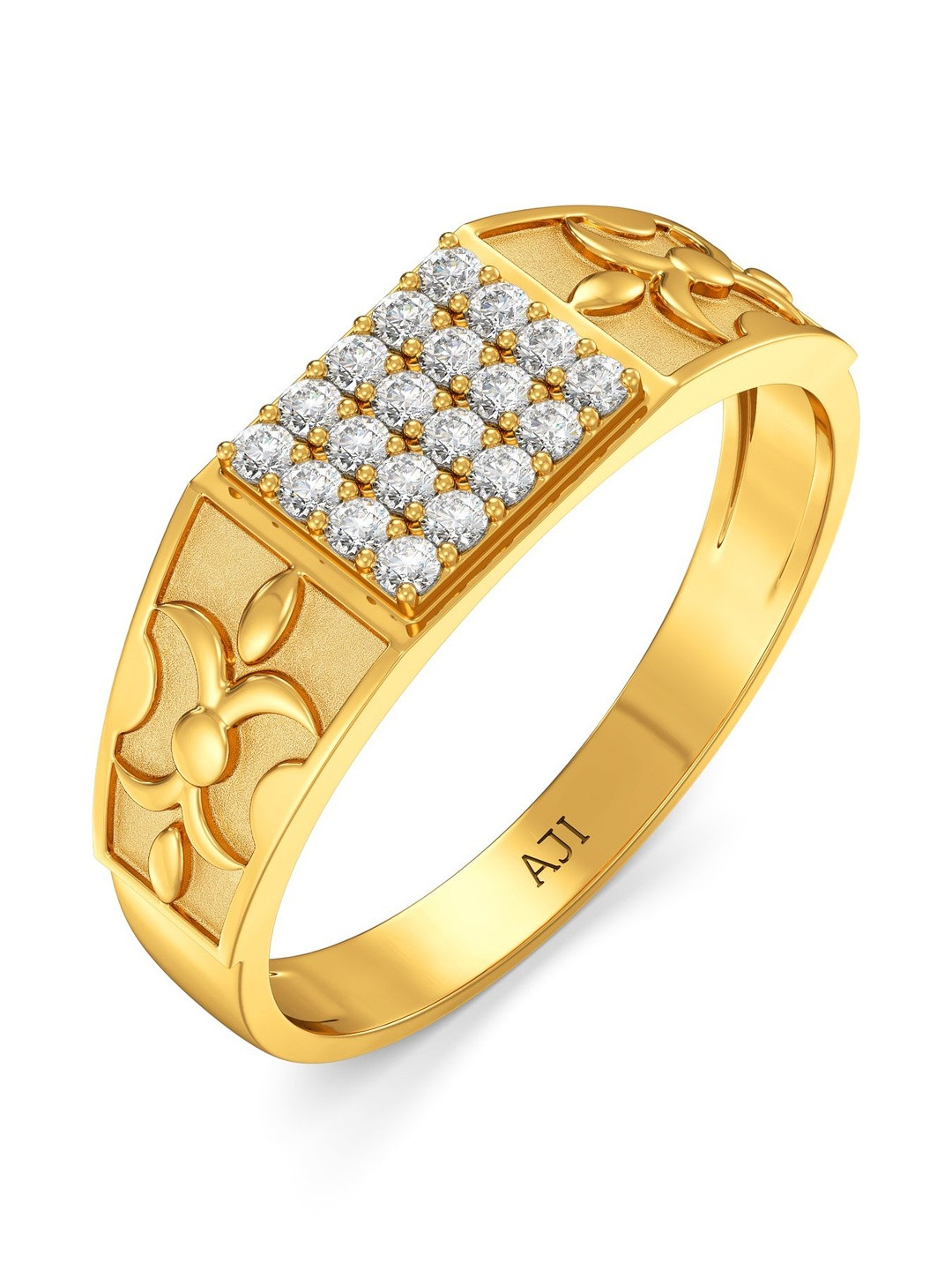 Joyalukkas Men 22Kt Gold Timeless Radiance Finger Ring - 4.465 g