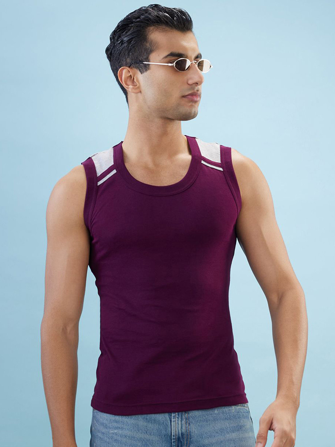 HINT Men Cotton Basic Innerwear Vests