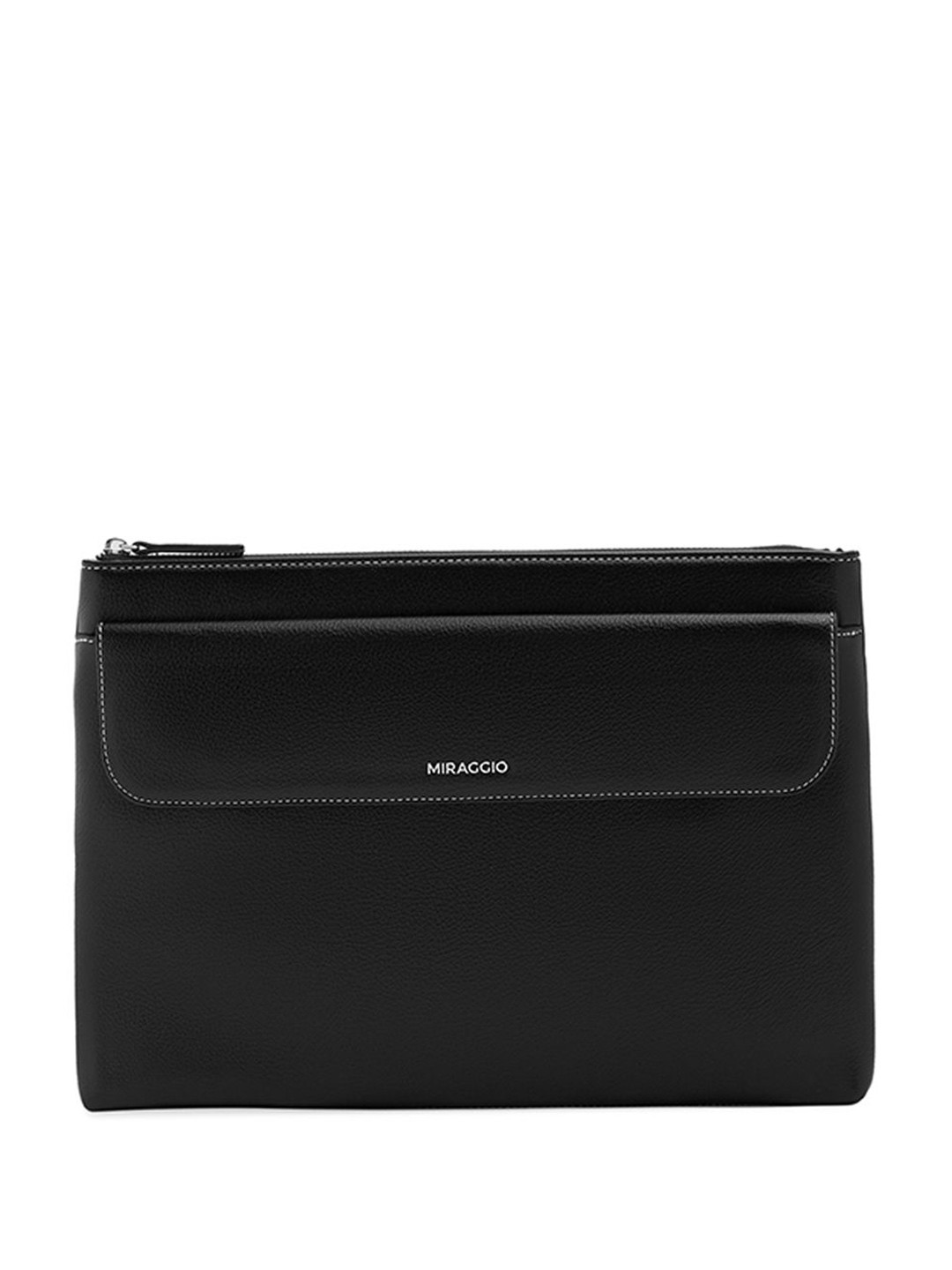 MIRAGGIO Women Textured Laptop Sleeve with Zip Closure