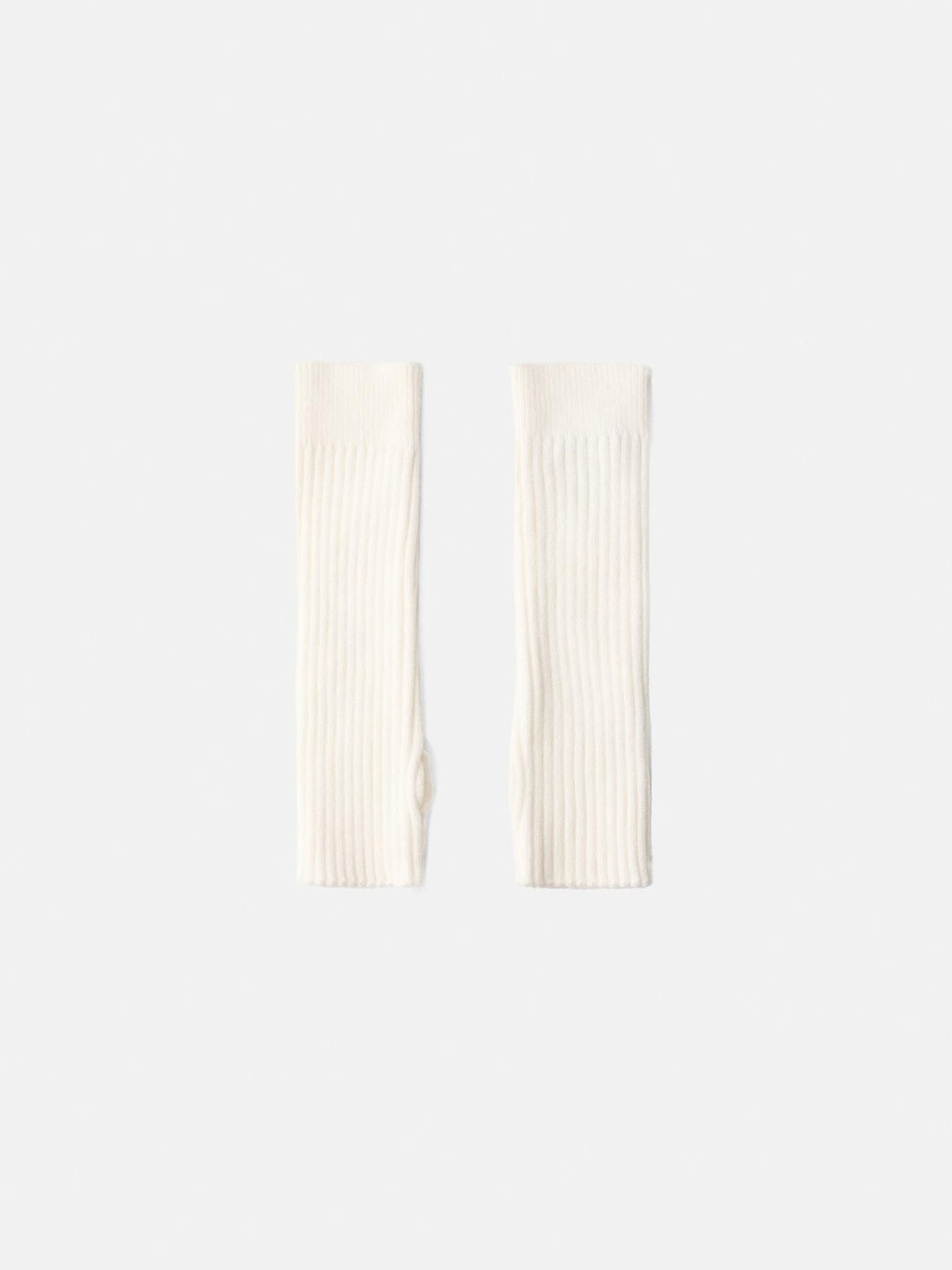 Bershka Women Patterned Fingerless Long Mittens