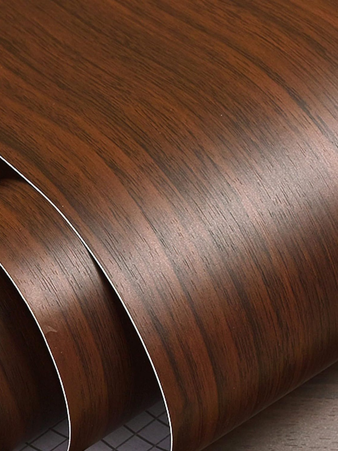 SARVARI Brown & Black Printed Self Adhesive Wallpaper