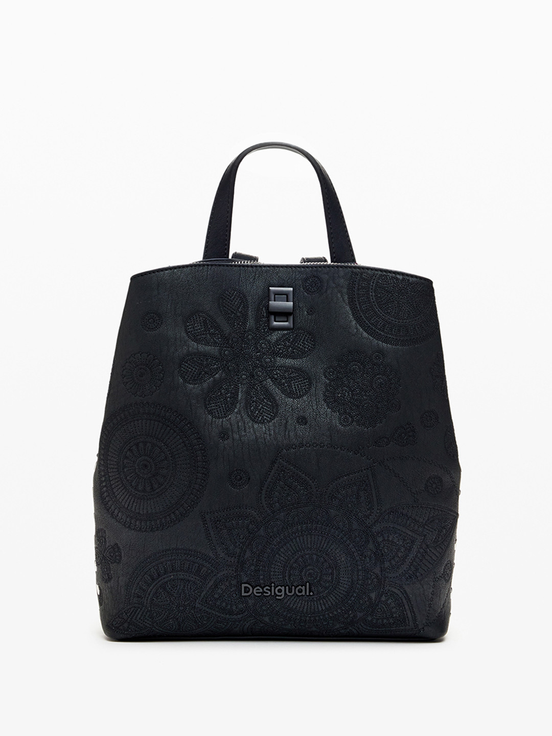 Desigual Women Floral Embroidered Backpack