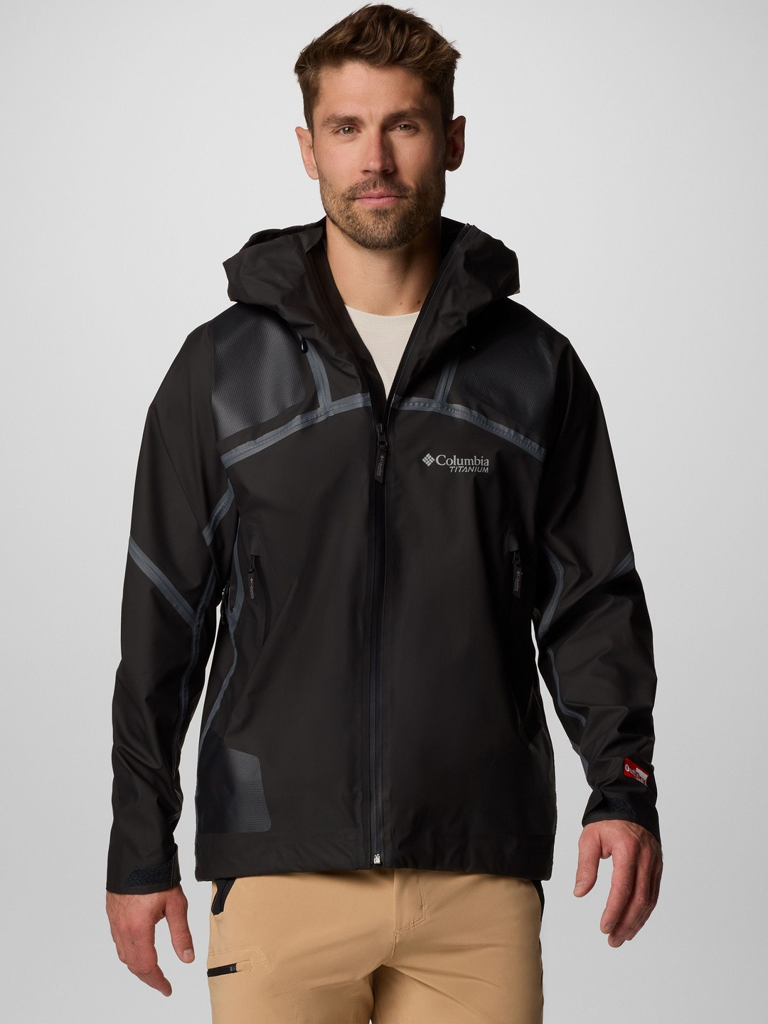 Columbia Whistler Peak Shell Hooded Rain Jacket