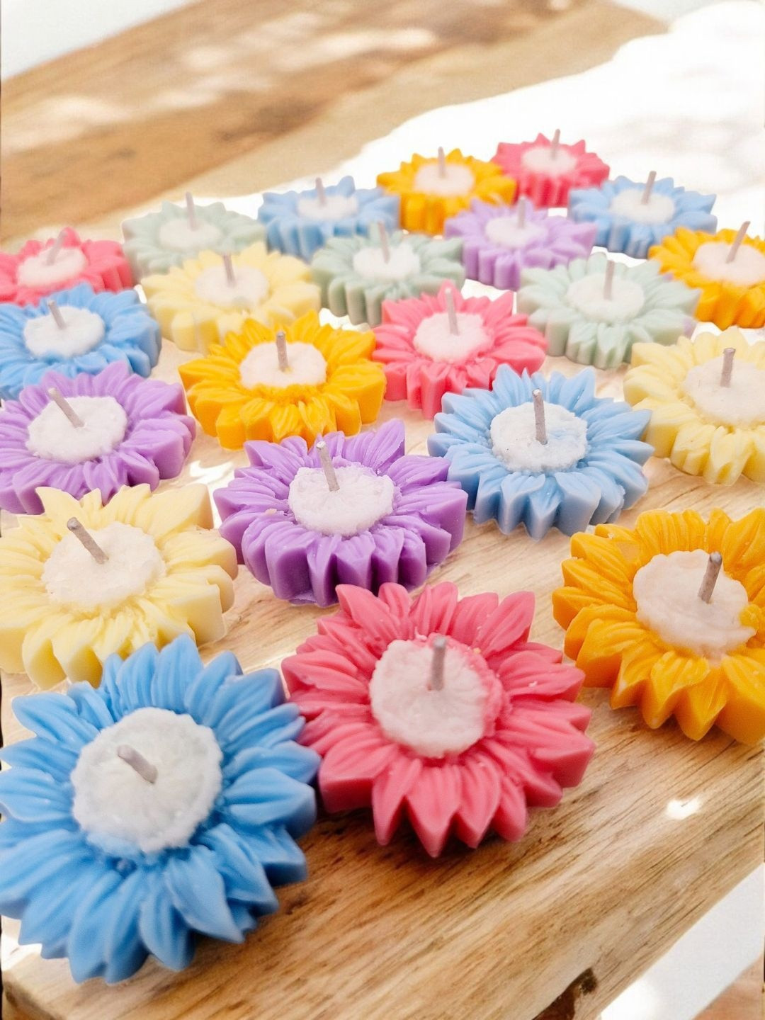 Eleven To Eleven Decor Pack of 12 Multicoloured Candles