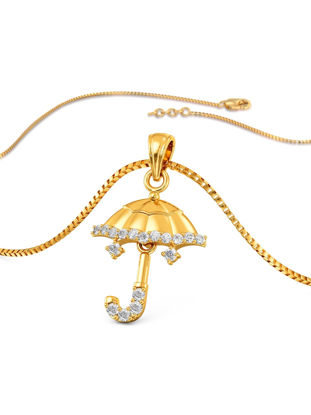 Joyalukkas Women 22Kt Gold Rainward Pendant - 1.245 g