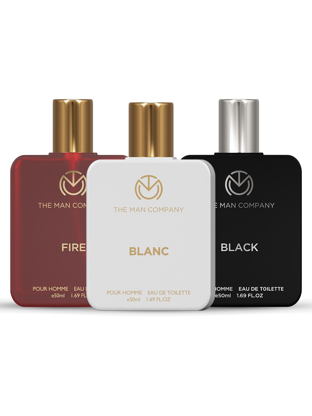 THE MAN COMPANY Set Of 3 Men Long-Lasting Premium EDT & EDP - 50ml Each
