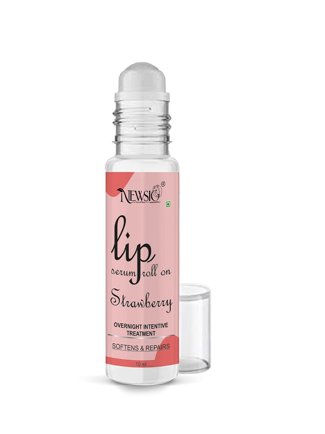 Newsio Roll On Lip Serum for Softening & Repair 10 ml - Strawberry