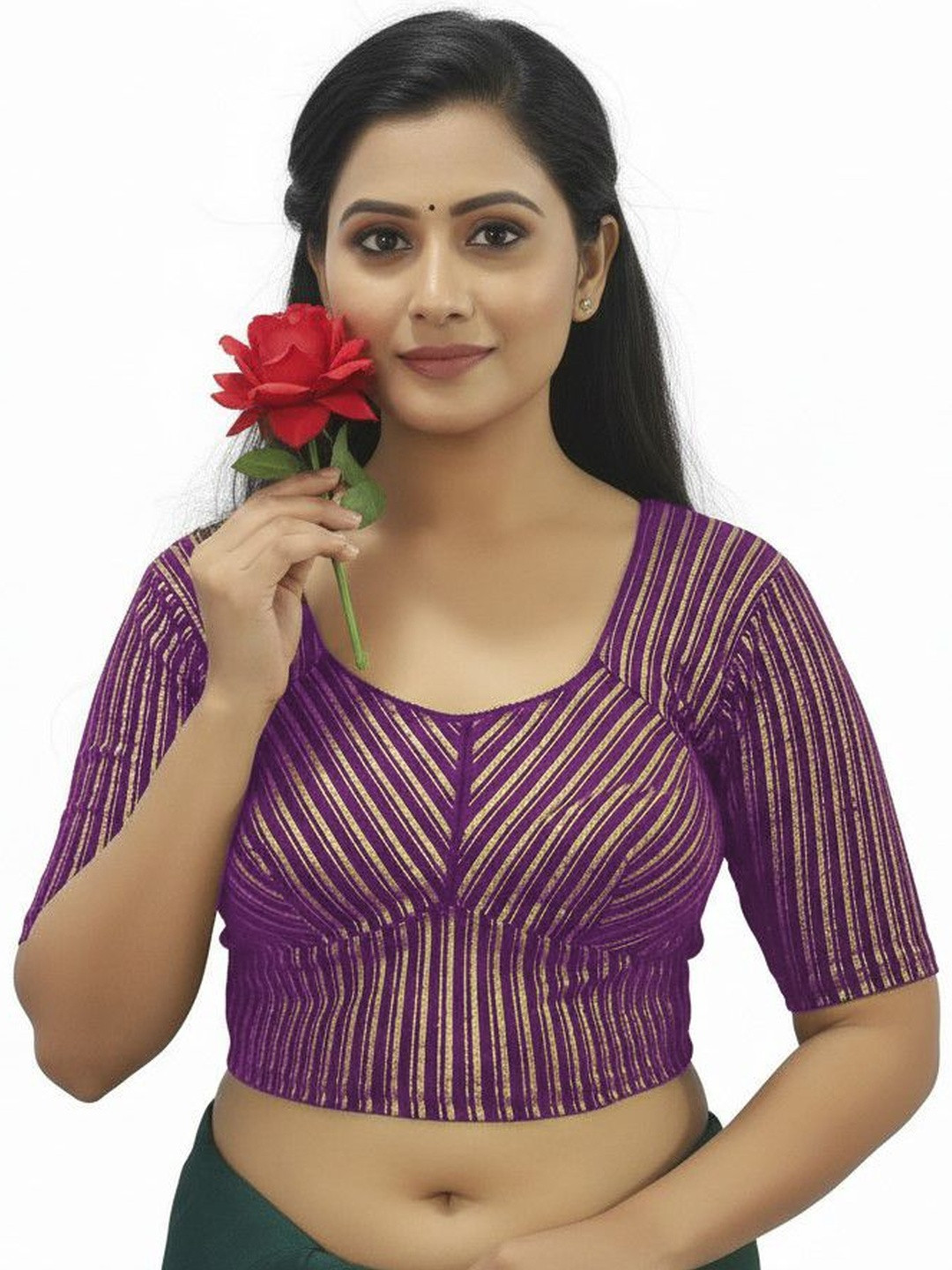 PU FASHION Premium Quality Readymade Strechable Blouse