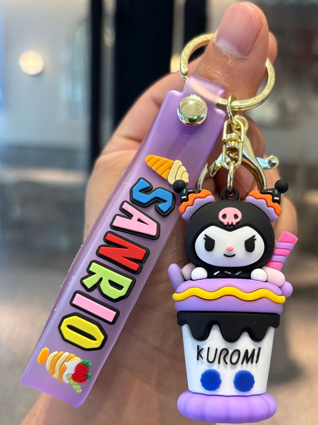 Gopalvilla Charming Sanrio Kuromi Key Chain