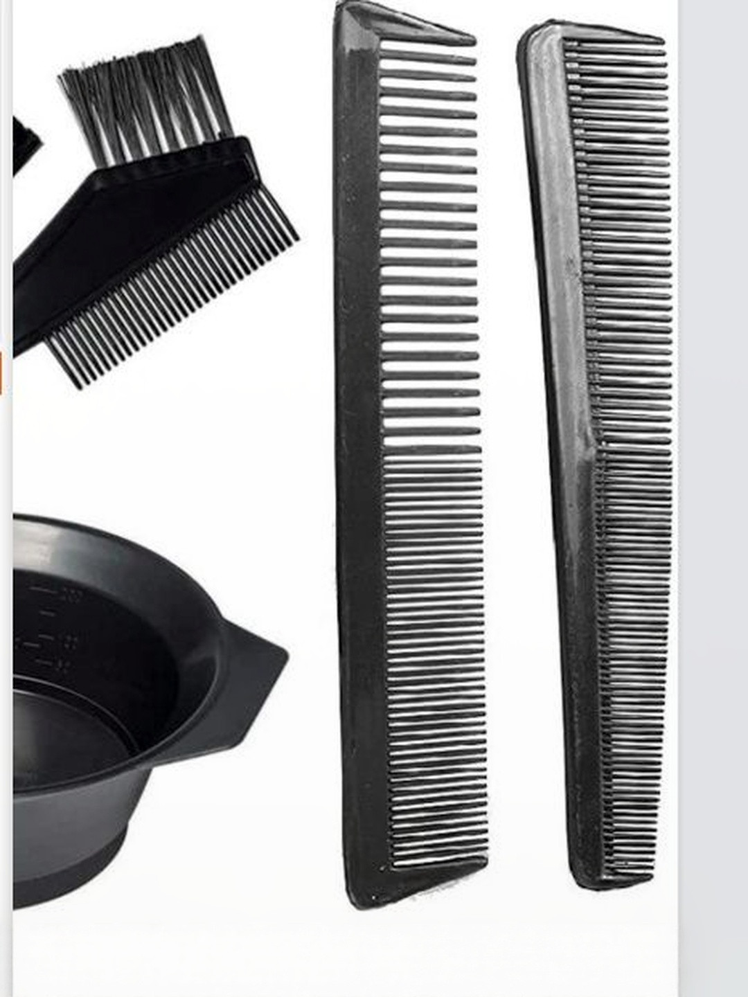 VATSHVI Set Of 4 Long Lasting Hair Colour Comb Brush With Bowl