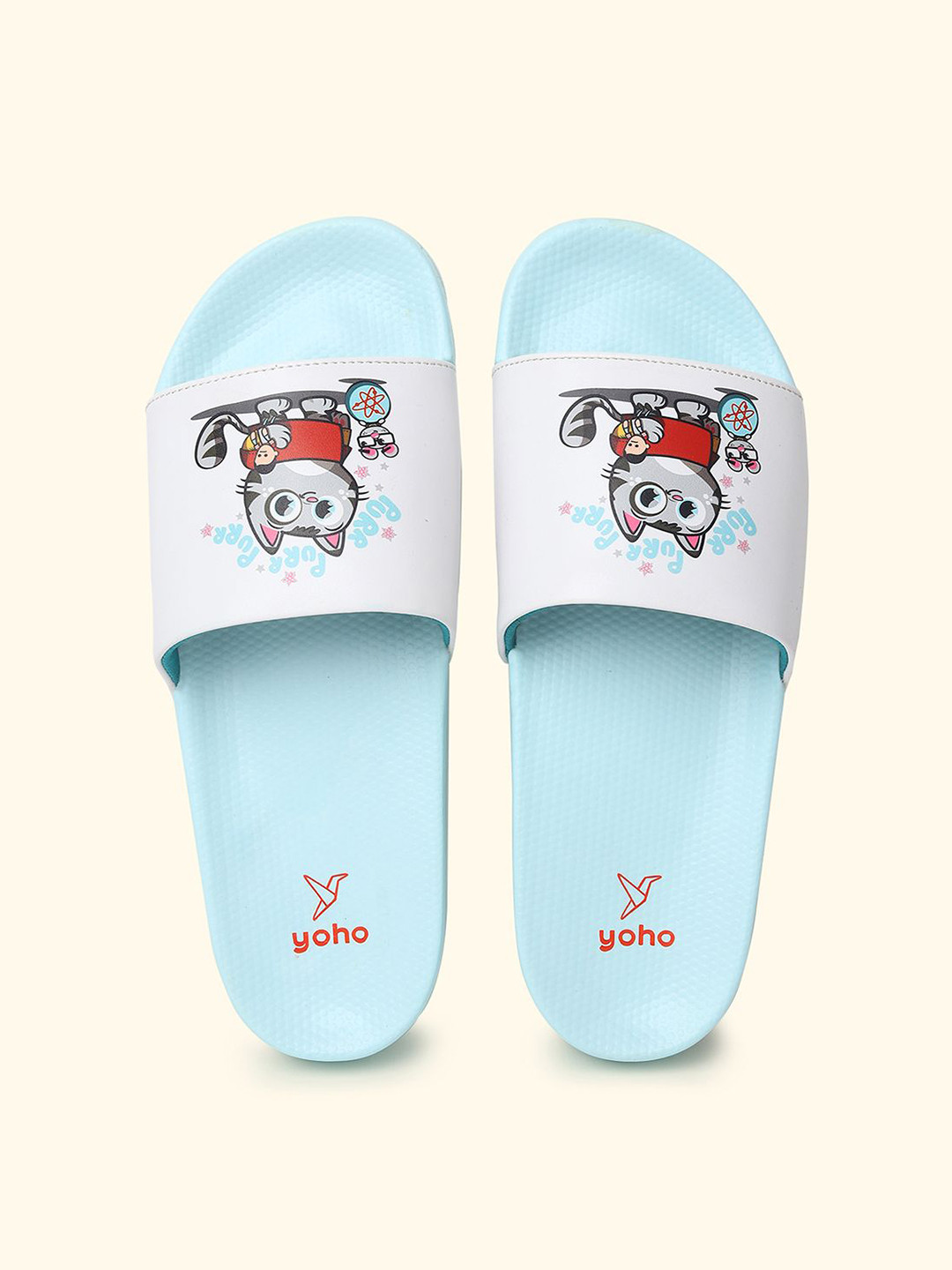 yoho Big bang theory 003 Women Printed Open Toe Sliders