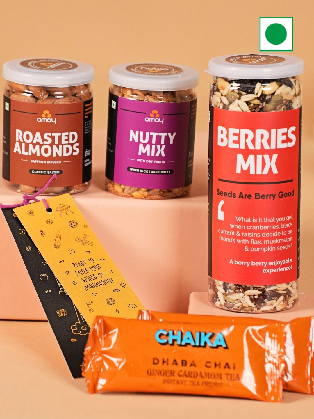 Omay Foods Set Of 7 Binge Worthy Reading Ready Gift Set