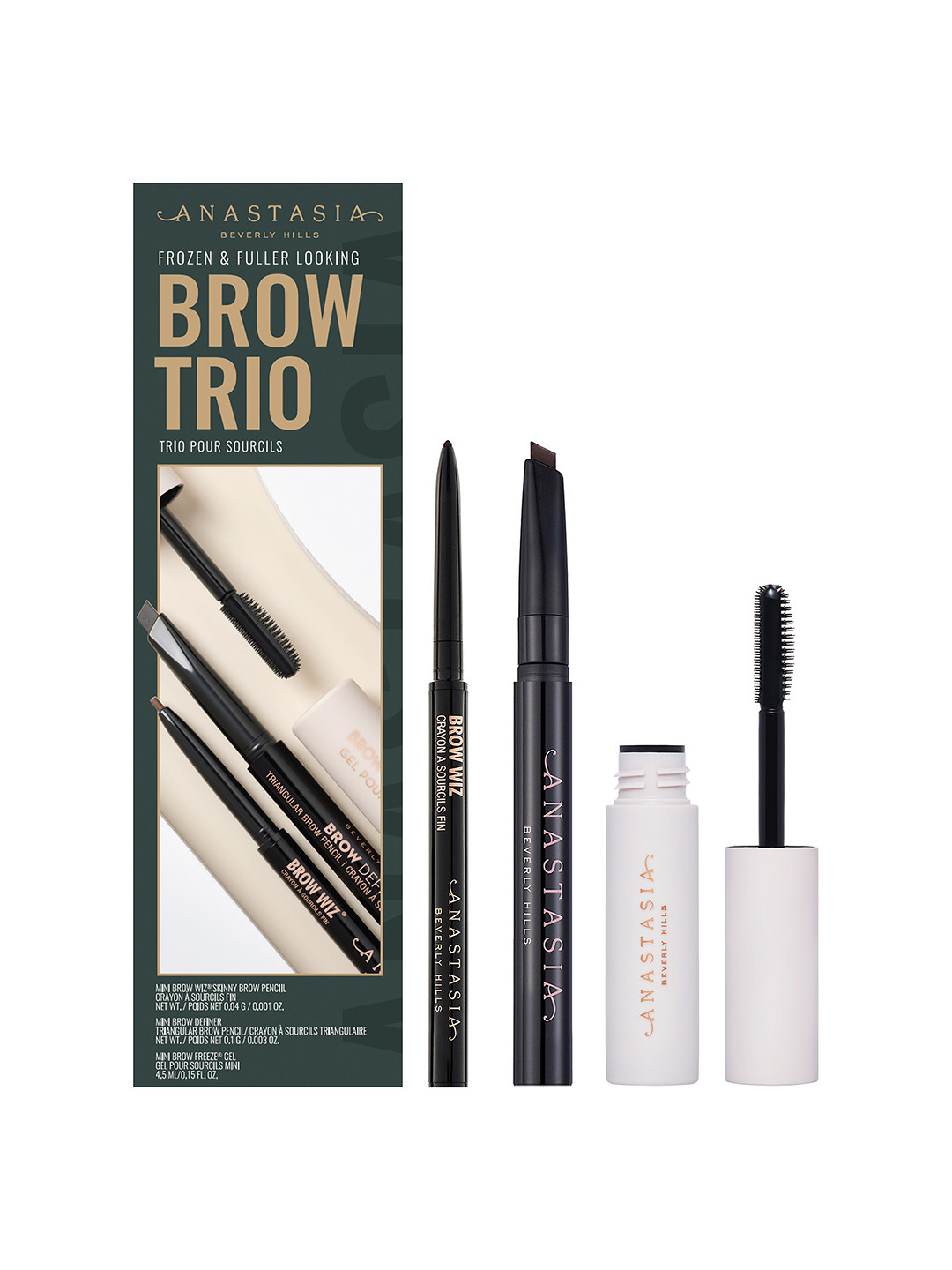 ANASTASIA BEVERLY HILLS Frozen & Fuller Looking Brow Trio Kit - Medium Brown