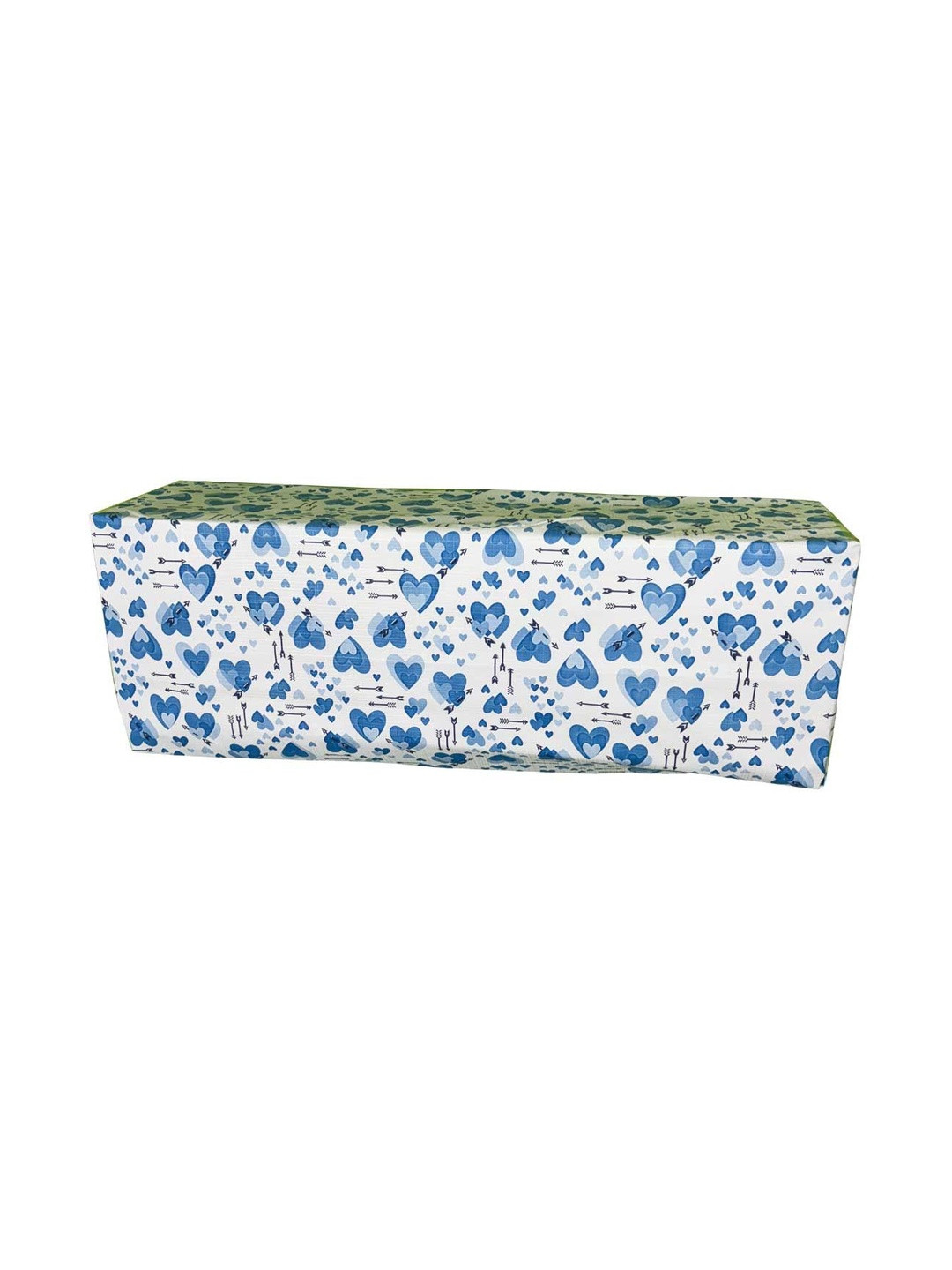 AMARUD White & Blue Floral Printed Air Conditioner