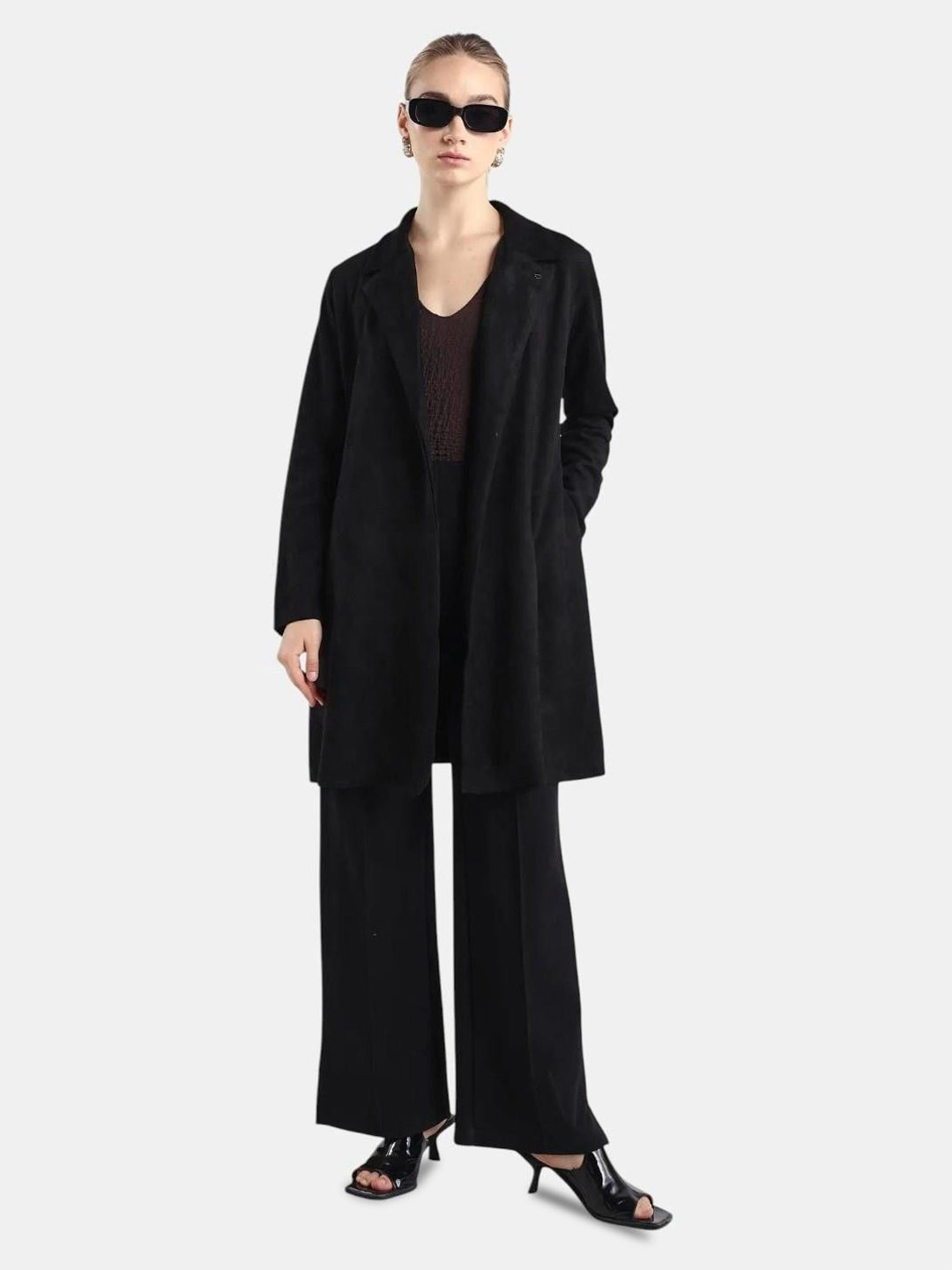 RAREISM Nizara Lapel Neck Overcoat