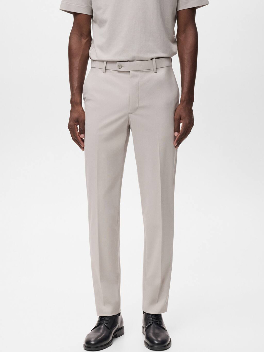 MANGO MAN Performance Zurich Slim-fit Thermolite Trousers