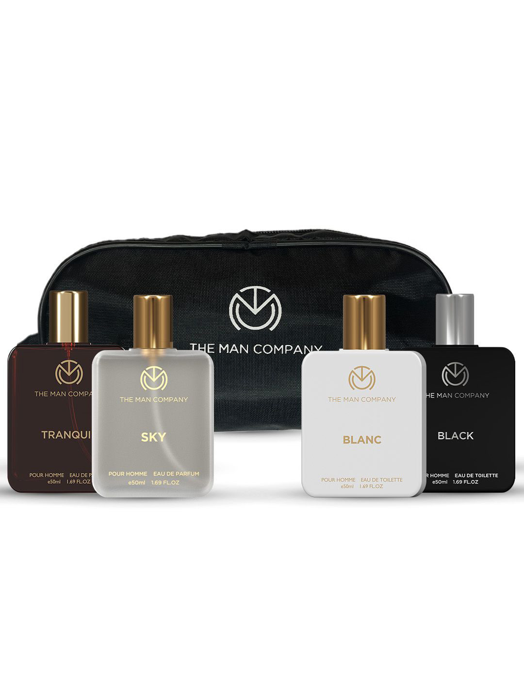 THE MAN COMPANY Men Set Of 4 Long-Lasting Premium Perfume Gift Set - 50ml Each
