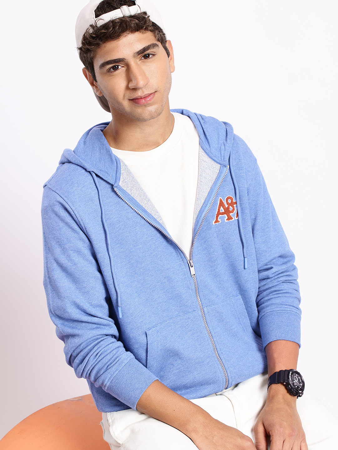 Aeropostale Applique Hooded Sweatshirt