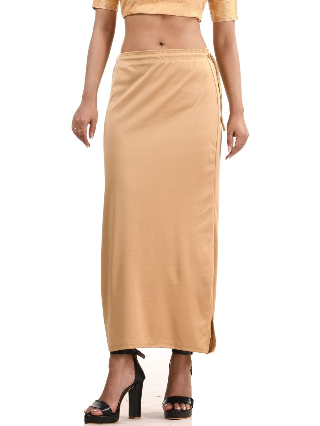 TANTLOOM S-Cut Breathable Slim Fit Saree Shapewear With Side Slit