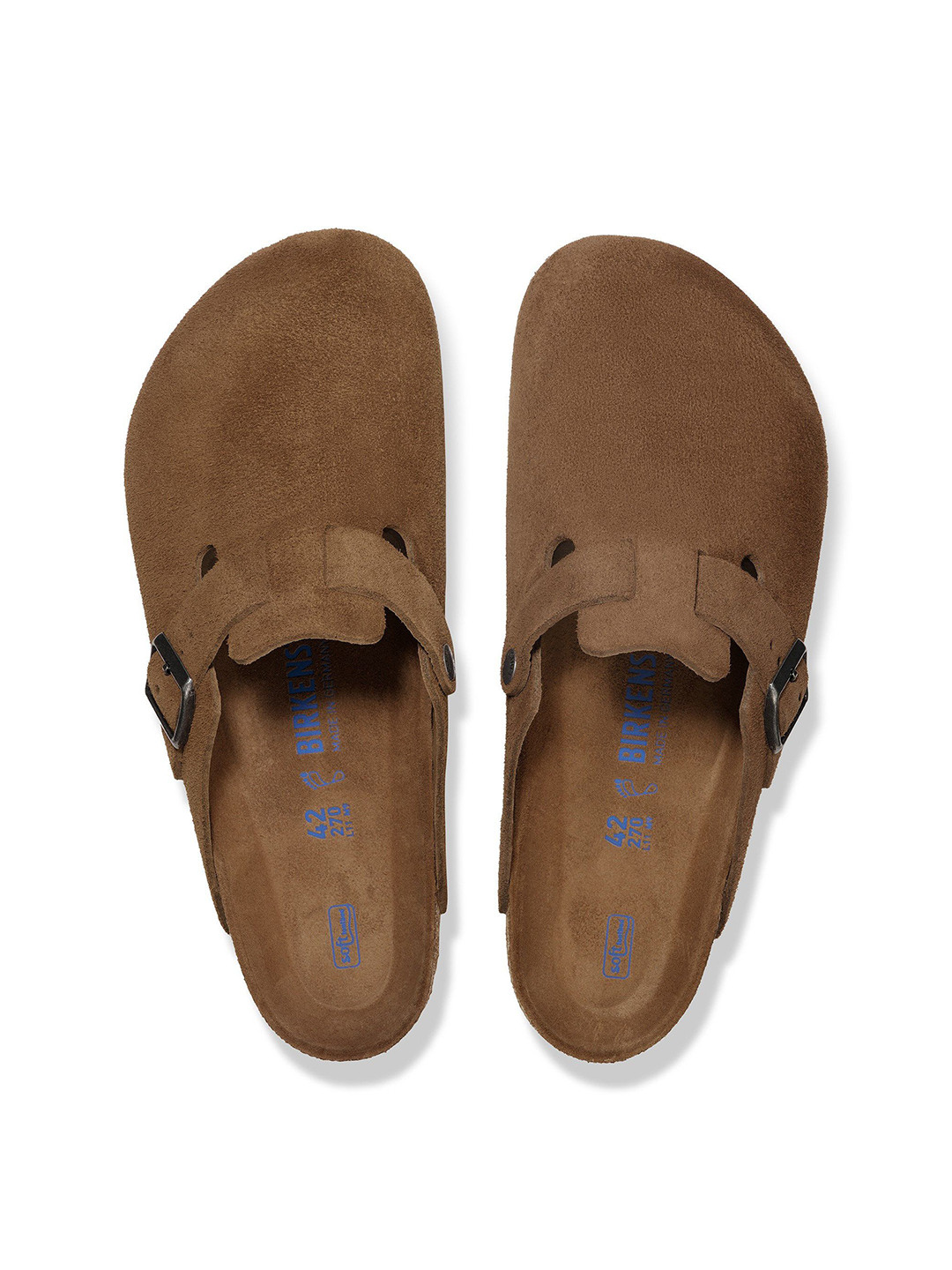 Birkenstock Unisex Soft Footbed Suede Leather Regular