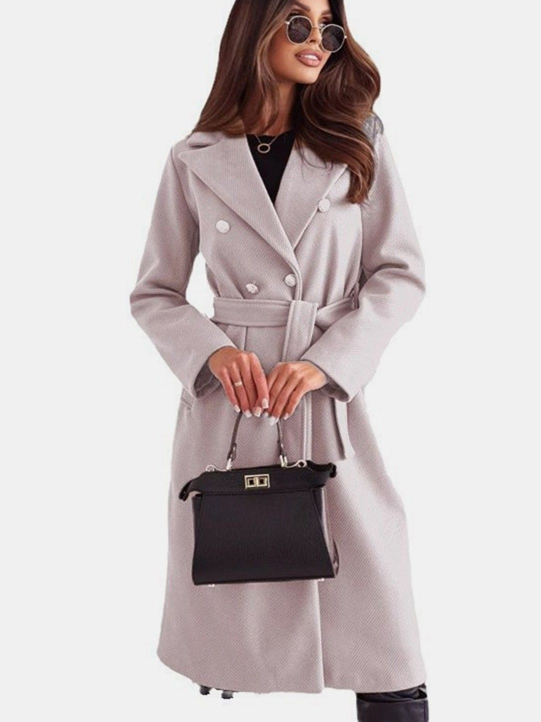 DressBerry Women Apricot Casual Polyester Blazer