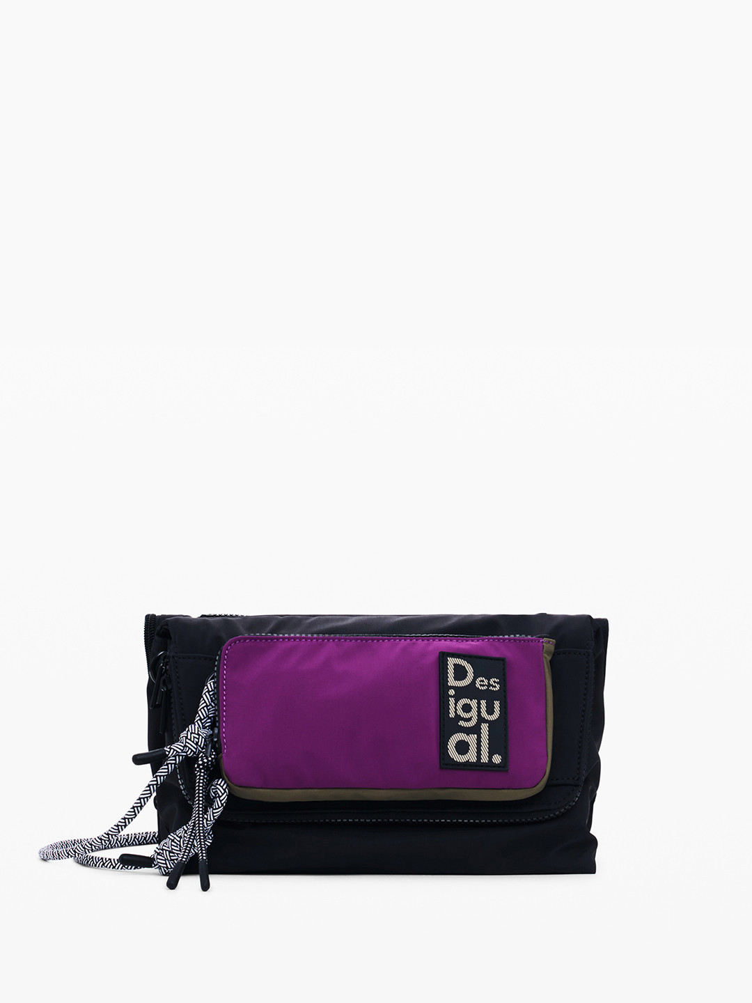 Desigual Backpack Convertible Sling Bag with Detachable Pouch