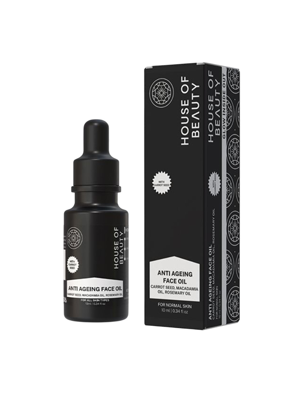 House of Beauty Anti Aging Face Oil With Carrot Seed - 10 ml