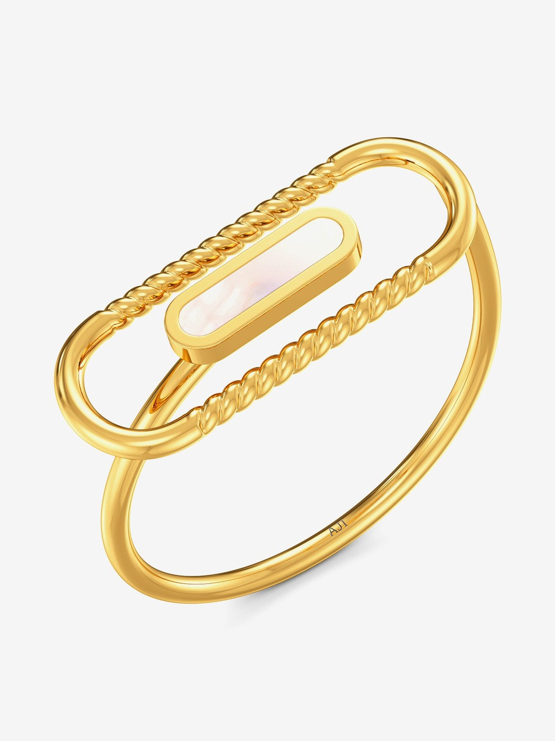 Joyalukkas 22Kt Gold Fashionable Wrap Finger Ring - 1.87 g